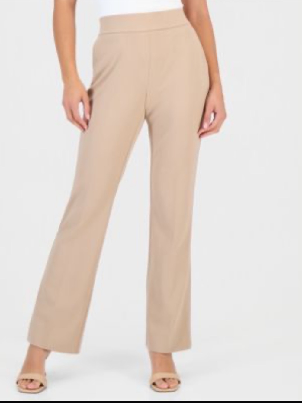 Babaton Aritzia knit straight-leg trousers XS